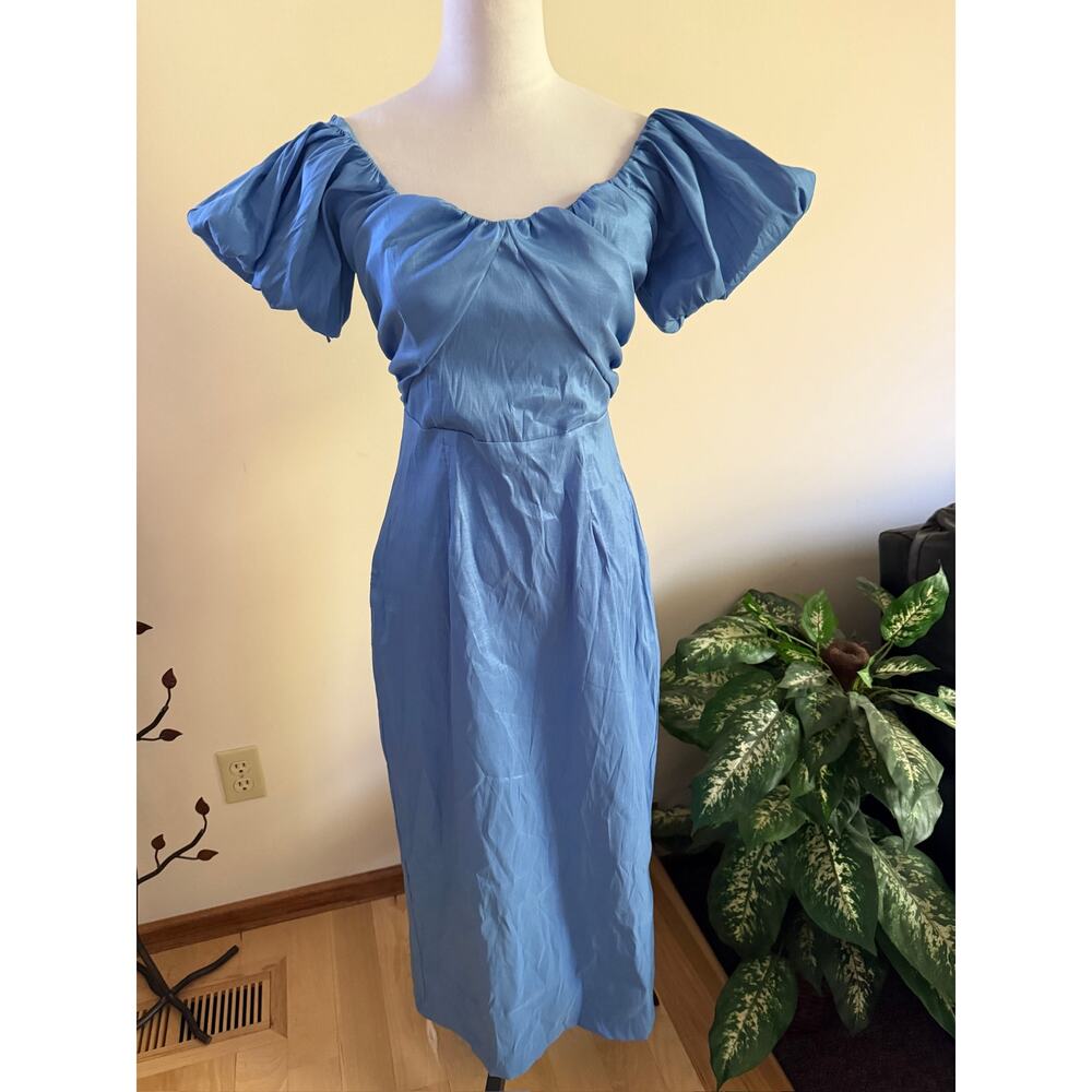 Abercrombie & Fitch Taffeta Off the Shoulder Dress - Picture 2 of 8